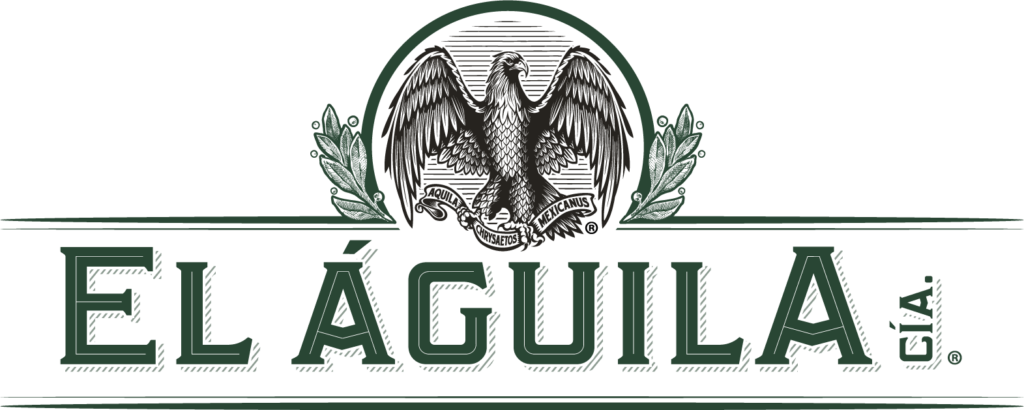 Logotipo oficial de Tequila El Águila sobre fondo [blanco / transparente / oscuro]